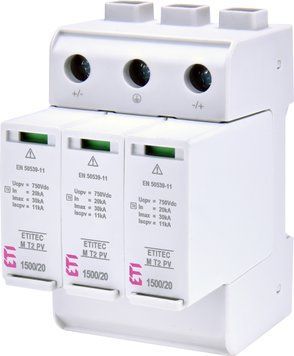 Обмежувач перенапруги ETITEC M T2 PV 1500/20 Y (для PV систем) 2440517 фото