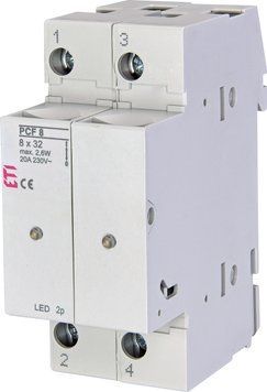 Роз'єднувач PCF 8 2P LED 20A 400V AC 2530013 фото