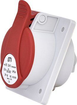 Розетка вбудована EE-3243 IP54 (32A, 400V, 3P+PE) 4482080 фото