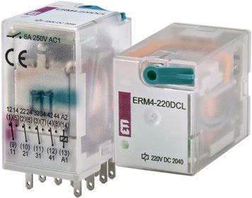 Реле електромеханічне ERM4-220 DCL 4p 2473023 фото