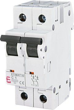 Автоматичний вимикач ETIMAT 10 2p C 1А (10 kA) 2133704 фото