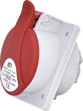 Розетка вбудована EE-3253 IP54 (32A, 400V, 3P+N+PE) 4482081 фото