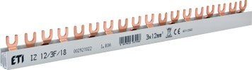 Шина живлення IZ 12/3F/18 (16мм2, 3P, 0.32м, Fork, 18mod.) 2921022 фото
