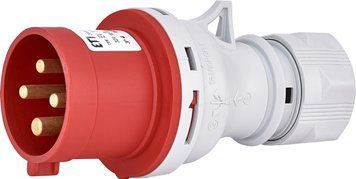 Вилка кабельна EV-3243 IP44 (32A, 400V, 3P+PE) 4482020 фото
