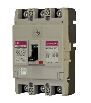 Авт. вимикач EB2S 250/3HF 200A (40kA, фікс./фікс.) 3P 4671864 фото