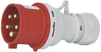 Вилка кабельна EV-3253 IP44 (32A, 400V, 3P+N+PE) 4482021 фото