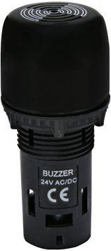 Зумер EBUZ-024C (24V AC/DC, чорний) 4771638 фото