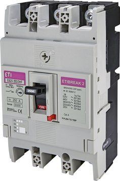 Авт. вимикач EB2S 250/3HF 250A (40kA, фікс./фікс.) 3P 4671865 фото