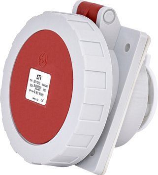 Розетка вбудована EEH-3253 IP67 (32A, 400V, 3P+N+PE) 4482087 фото