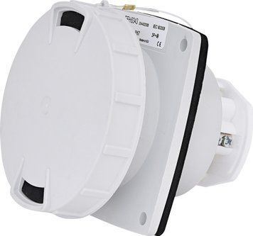Розетка вбудована EEH-6343 IP67 (63A, 400V, 3P+PE) 4482088 фото