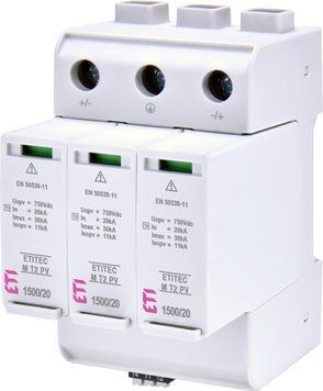 Обмежувач перенапруги ETITEC M T2 PV 1500/20 Y RC (для PV систем) 2440518 фото