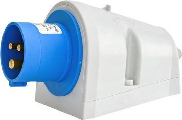 Вилка вбудована кутова ER-1632 IP44 (16A, 230V, 2P+PE) 4482129 фото