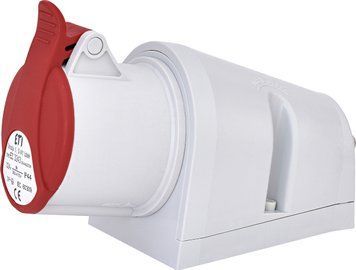 Розетка настінна EZ-3243 IP44 (32A, 400V, 3P+PE) 4482038 фото
