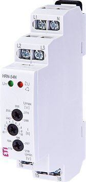 Реле контролю напруги і послід. фаз HRN-54N 3x400/230AC (3F, 1x8A_AC1) з нейтраллю 2471412 фото