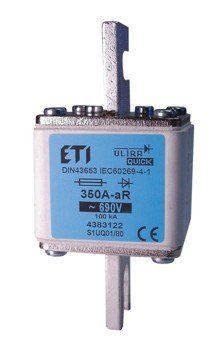Запобіжник S3UQ01/80/630A/690V aR (200kA) 4385128 фото