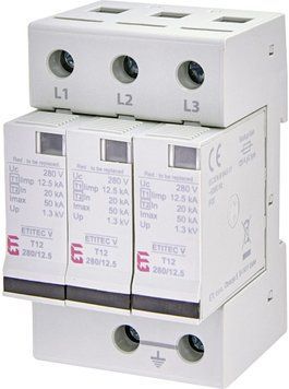 Обмежувач перенапруги ETITEC V T12 280/12,5 (3+0) 2442905 фото