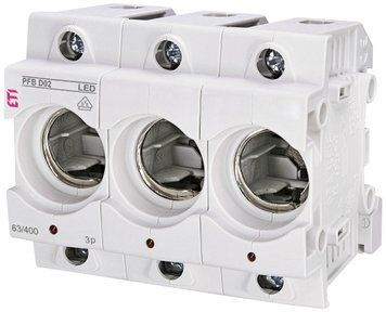 Тримач запобіжника PFB D02 3p LED (63А, E18) 2510024 фото