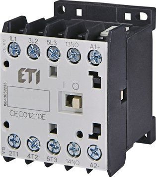 Контактор мініатюрний CEC 12.10-110V-50/60Hz (12A; 5,5kW; AC3) 4641077 фото