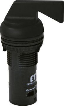 Вимикач поворотн. монобл. ECS2L-N30-10 (1NO, 2-х поз., з фікс. 0-1, 30&deg;, чорн., з довгою рукояткою) 4771643 фото