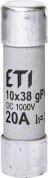 Запобіжник CH 10x38 gPV 20A 1000V (30kA) 2625085 фото