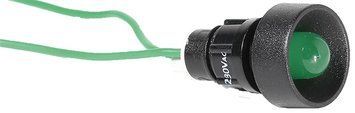 Лампа сигнальна LS LED 10 G 230 (10мм, 230V AC, зелена) 4770810 фото