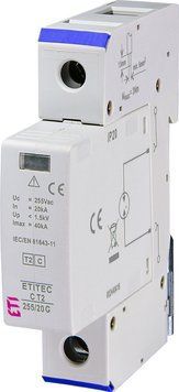 Обмежувач перенапруги ETITEC C T2 255/20 G, 1p 2440413 фото