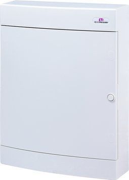 Щит зовнішн. розподільний ECT 3x18PO (54мод.білі дверцята) 1101041 фото