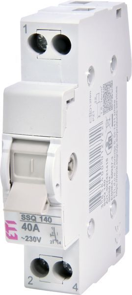 Перемикач навантаження SSQ 140 "1-0-2", 1p 40A 2421415 фото