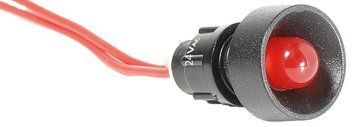 Лампа сигнальна LS LED 10 R 24 (10мм, 24V AC, червона) 4770808 фото