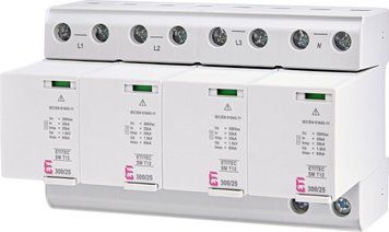 Обмежувач перенапруги ETITEC SM T12 300/25 (4+0, 8p, TNC-S) 2440572 фото