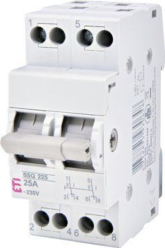 Перемикач навантаження SSQ 225 "1-0-2", 2p 25A 2421424 фото
