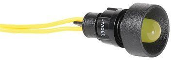 Лампа сигнальна LS LED 10 Y 230 (10мм, 230V AC, жовта) 4770812 фото