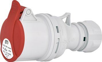Розетка кабельна ES-1643 IP44 (16A, 400V, 3P+PE) 4482001 фото