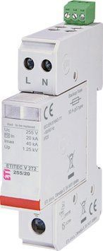 Обмежувач перенапруги ETITEC V 2T2 255/20 (2+0) RC 2442946 фото