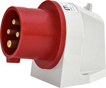 Вилка вбудована кутова ER-1643 IP44 (16A, 400V, 3P+PE) 4482130 фото