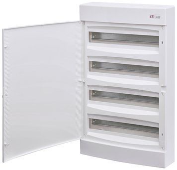 Щит зовнішн. розподільний ECT 4x18 PO (72мод.білі дверцята) 1100271 фото