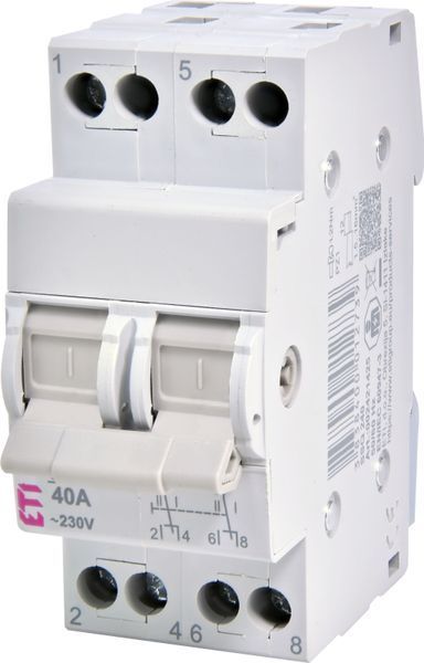 Перемикач навантаження SSQ 240 "1-0-2", 2p 40A 2421425 фото