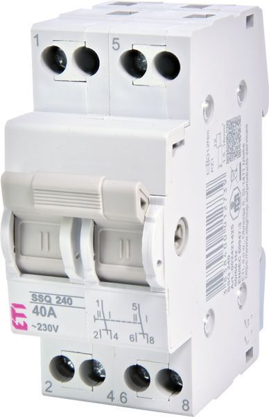 Перемикач навантаження SSQ 240 "1-0-2", 2p 40A 2421425 фото