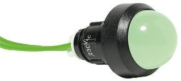 Лампа сигнальна LS LED 20 G 230 (20мм, 230V AC, зелена) 4770816 фото