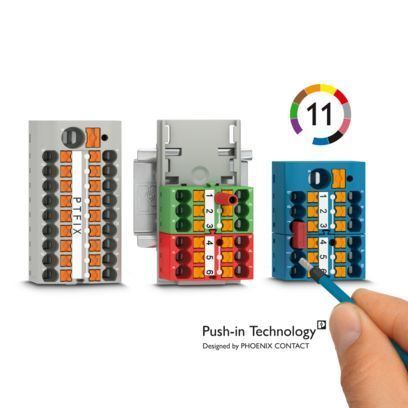 Розподільна клема PTFIX 18X2,5-NS35 RD PC3273048 фото