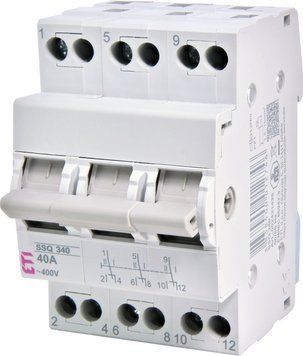 Перемикач навантаження SSQ 340 "1-0-2", 3p 40A 2421435 фото