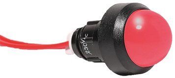 Лампа сигнальна LS LED 20 R 230 (20мм, 230V AC, червона) 4770817 фото