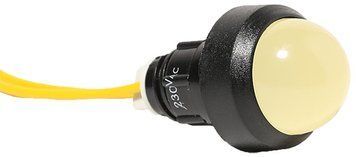 Лампа сигнальна LS LED 20 Y 230 (20мм, 230V AC, жовта) 4770818 фото