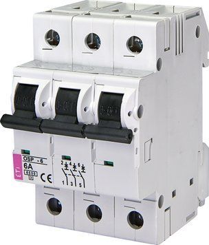 Обмежувач струму OSP-6 6A 3p (6kA) 2185030 фото