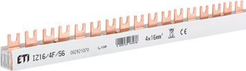 Шина живлення IZ 16/4F/56 (16мм2, 4P, 1м, Fork, 56mod.) 2921070 фото