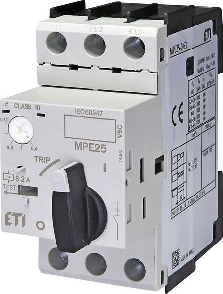 Авт. вимикач захисту двигуна MPE25-0,63 4648004 фото