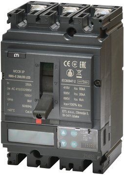 Авт. вимикач NBS-E 160/3S LCD 160A (50kA, (0.4-1)In/(1.5-12)In) 3P 4673063 фото