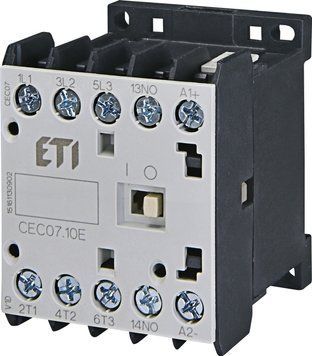 Контактор мініатюрний CEC 07.10 24V AC (7A; 4kW; AC3) 4641050 фото