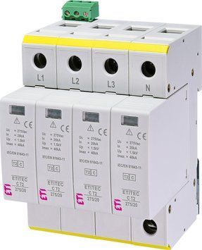 Обмежувач перенапруги ETITEC C T2 275/20 (4+0) 4p, RC 2440396 фото