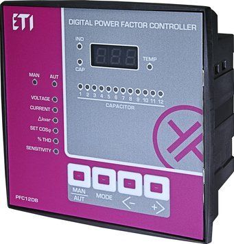 PFC-12DB - регулятор реактивної потужності, 12 ступенів, 144x144, (400V) 4656571 фото